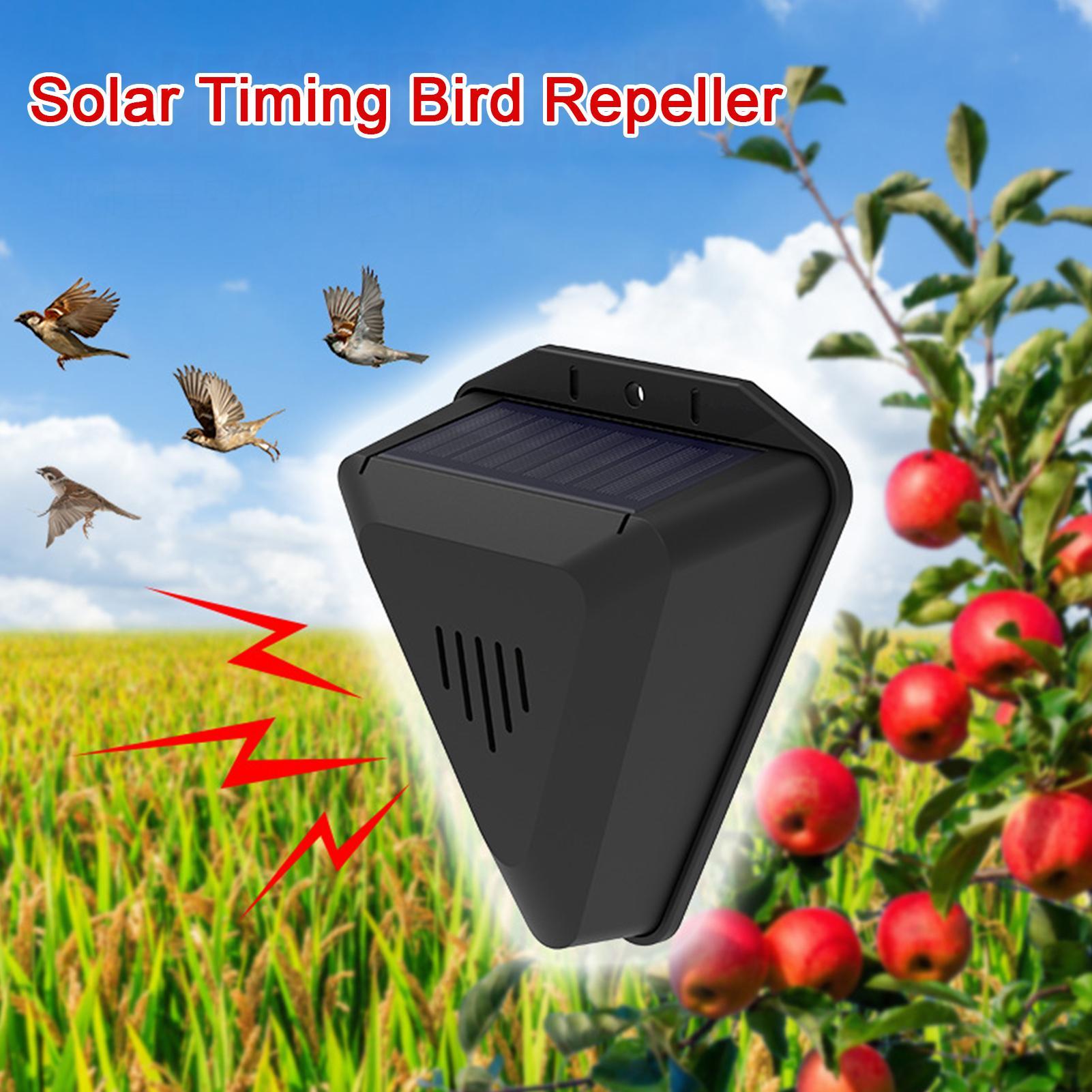 Solar Bird Scarer - Waterproof Solar Bird Repeller Solar Powered