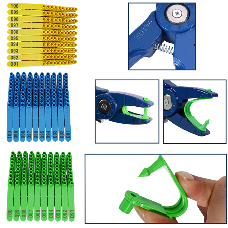100pcs Integrated Sheep Ear Ta - Livestock Ear Tag recension och pris