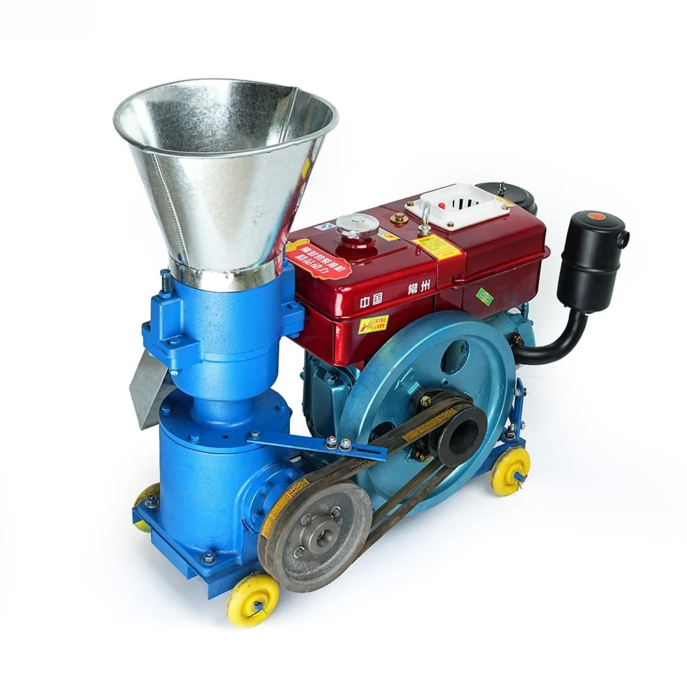 Diesel Engine Feed Pellet Mach - Wood Pellet Making Machine recension och pris