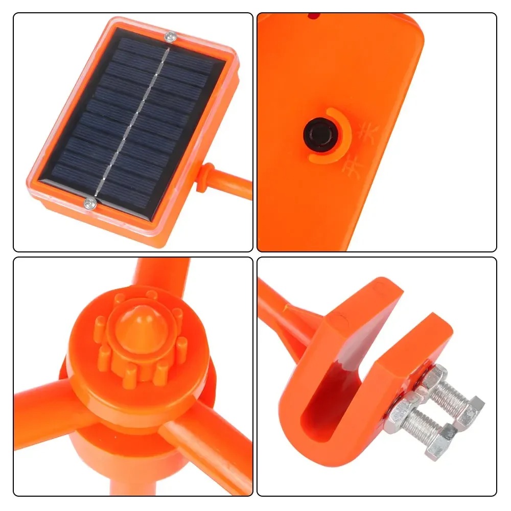 Solar Wind Powered 360° Bird R - Solar Bird Scarer recension och pris