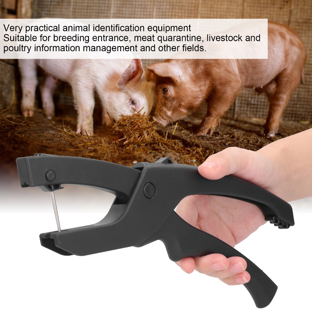 Black Ear Tag Applicator Plier - Livestock Ear Tag recension och pris