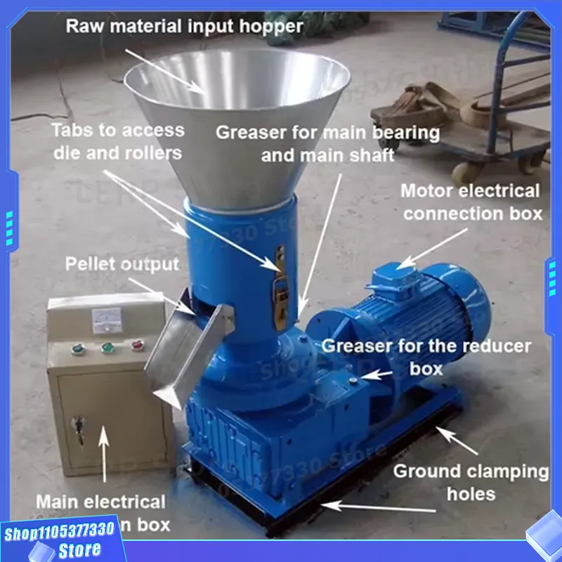 Industrial Wood Chip Briquetti - Wood Pellet Making Machine recension och pris