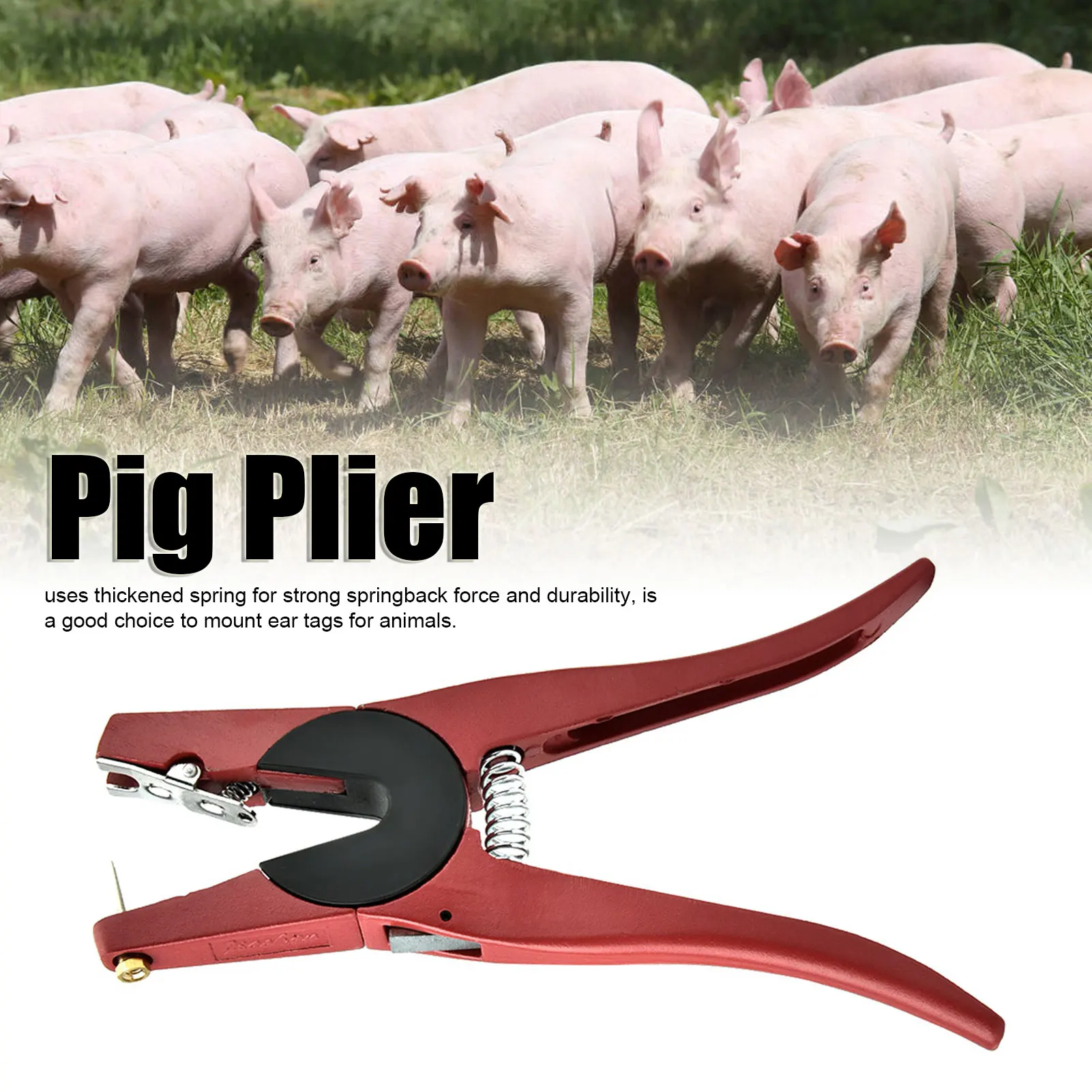 Red Alloy Ear Tag Plier for Li - Livestock Ear Tag recension och pris